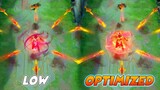 Gusion Optimized Dimension Walker VS OLD Skill Effects MLBB Comparison