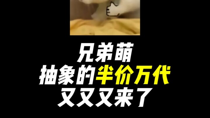 兄弟萌万代半价啦！！！