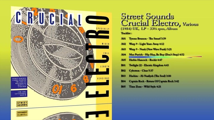 Street Sounds Crucial Electro (1984) Various [LP - 33⅓ RPM - Album]