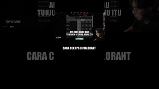 Cara cek fps di valorant #shorts#valoranttutorial#miltonayler