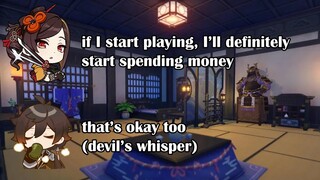 [ENG SUB] Taketatsu Ayana(Chiori) wants to play genshin, but... | genshin impact