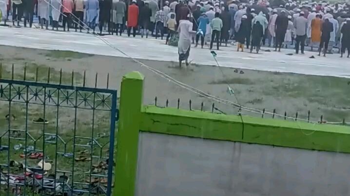 Offering Eid ul adha at Heavy Rain 🌧️