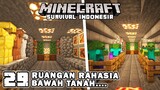 MEMBUAT RUANGAN RAHASIA PENJAGAAN KETAT ZOMBI ❗️❗️ - Minecraft Survival Indonesia (Ep.29)