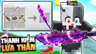 Minecraft nhưng Siro Chế Tạo Thành Công Thanh Kiếm Lửa Mạnh Nhất