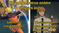 Semua anime fall 2022 yang ada di MAL ku review disini!