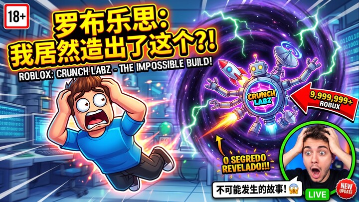 罗布乐思 Roblox Crunch Labs | Mark Rober Roblox | Roblox Obby | Roblox Science