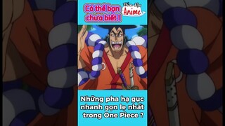 Những trận chiến ngắn nhất trong #onepiece #shorts