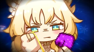 "Aglaya! I thought you didn't want these shorts anymore... Uwaaa (Tied up)!"