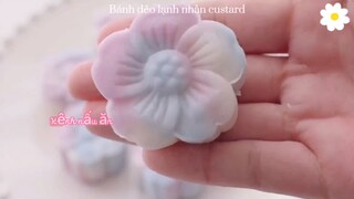 Bánh dẻo lạnh nhân Custard ❤️ #nauankhongkho