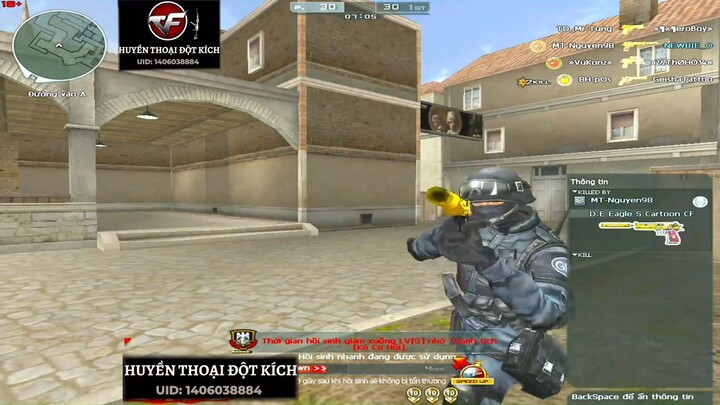 Khi anh ra tay thì xác định là lên bảng điếm số chờ hồi sinh #CrossFire