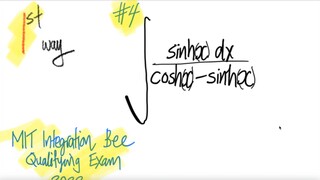 #4 2022 1st/2 ways: MIT Integration Bee Qualifying Exam