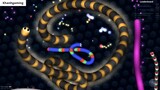 Slither.io 1 Tiny Hacker Snake vs Troll Giant Snakes Epic Slitherio Gameplay 1