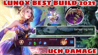 LUNOX BEST BUILD 2021 - EPIC SKIN - TUTORIAL - THEY PICK MY GUINEVERE - GOLD LANE - MOBILE LEGENDS