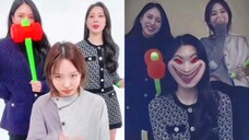 TWICE kiềm chế thử thách cười! Một nhóm nhạc nữ biến thành ma, đột biến và đánh nhau?