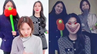 TWICE憋笑挑战！化身扮鬼变异互殴女团？