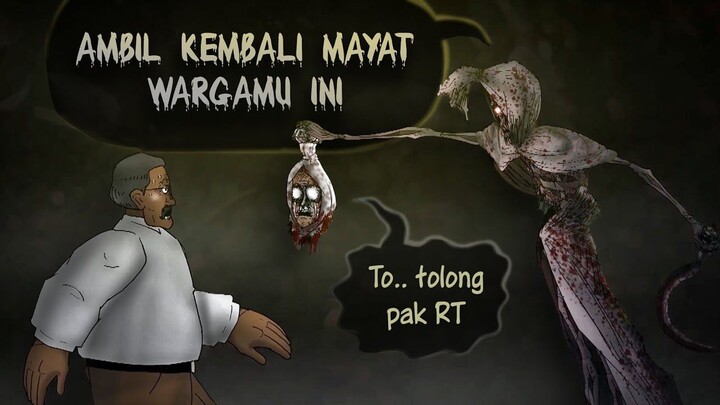 Pocong Penguasa Hutan - Gak terima ada pemakaman lain di tempatnya _ Kartun Hant