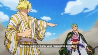 SANJI DAN ZORO RIBUT KARNA RAMBUT🤔?  zoro sama sanji saling ejek karna hal sepele [speed draw] zoro