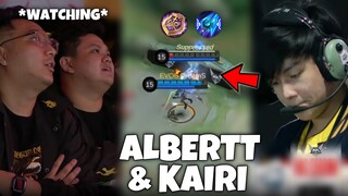 ALBERTT WATCHING HOW FAST HAND KAIRI IS AS AN AUDIENCE… 🤯