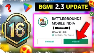 OMG UNBAN 😍 BGMI 2.3 UPDATE || BGMI NEW UPDATE ||  M16 ROYAL PASS  ( BGMI UPDATE - BGMI UNBAN NEWS