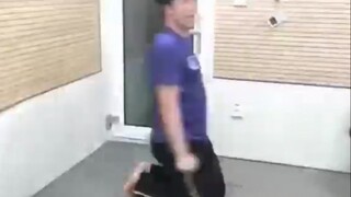 This is what it means to slide on your knees!