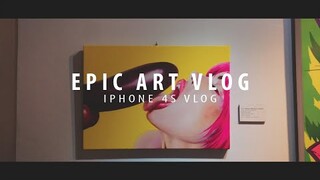 UP Cebu Art exhbit Jan 2020 | iPhone 4s Vlog
