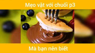 Trị nứt môi bằng chuối