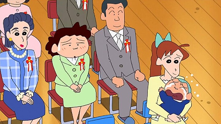 “正男第一天上幼儿园，哭的稀里哗啦，正男妈妈真是又心疼，又无奈。”