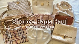 3.3 SALE | Shopee Try On Haul (BAGS EDITION) + Giveaway