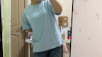 ความสูง 165 น้ำหนัก 77 กก. แชร์เสื้อแขนสั้น