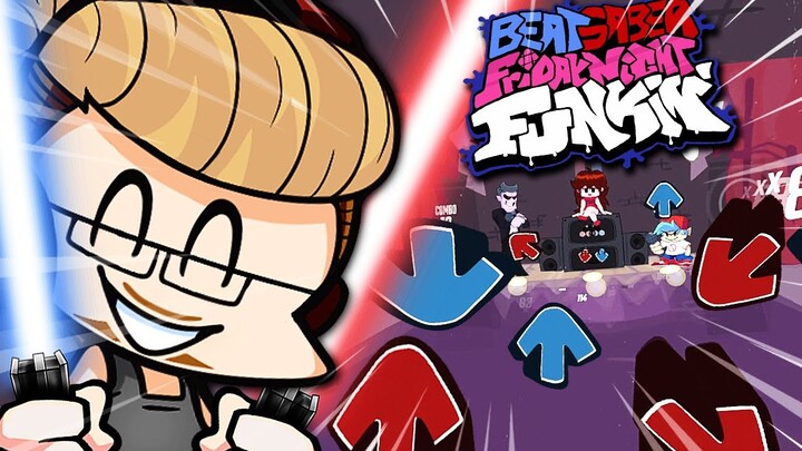 FRIDAY NIGHT FUNKIN' X BEAT SABER PACK IS INCREDIBLE! (Beat Saber VR FNF Week 1-2)