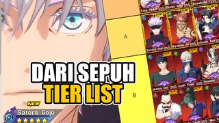 PEMULA WAJIB TAU TIER LIST HERO WAJIB JANGAN SALAH LANGKAH - Jujutsu Kaisen Tokyo Saga