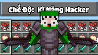 Minecraft Bedwars, KHANGG Bật Chế Độ HACKER Level 9999 Siêu Mạnh Troll Noob Team