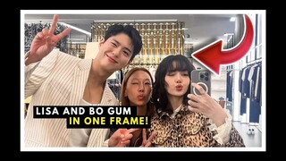 Lisa and Bo gum in one frame at Celine event