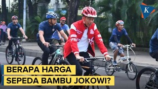 Segini Harga Sepeda Bambu yang Sering Dipakai Gowes Jokowi