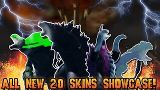 ALL THE NEW SKINS IN PROJECT KAIJU SHOWCASE! | Roblox Project Kaiju