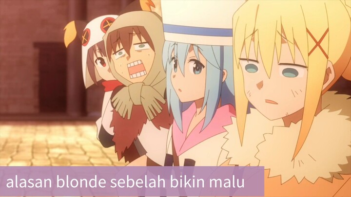 #KompetisiKreasiUnggahan5, cewek blonde ini merasa malu mendengar alasan blonde sebelah