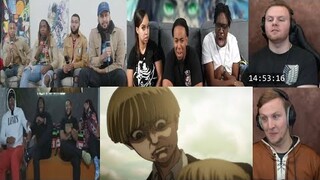 ATTACK ON TITAN EPISODE 4X18 REACTION MASHUP!!