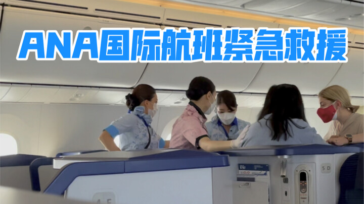 Assisting flight attendants in emergency rescue on international flights. All training is for actual