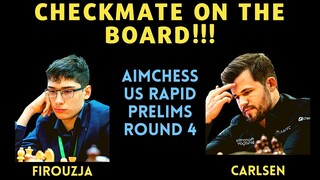 MATE ON THE BOARD SI CHAMPS! Aimchess US Rapid 2021 Prelims Alireza Firouzja vs Magnus Carlsen R4