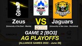Zeus vs Jaguars Game 2 I Acad Arena MLBB Playoffs