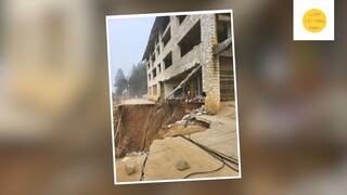 Clip 'SẠT LỞ KINH HOÀNG' sát bên một khách sạn đang thi công ở Sa Pa #lifestyle