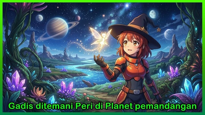 Gadis Satelit #4 - Gadis ditemani Peri di Planet pemandangan