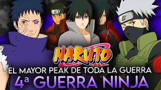 KAKASHI vs OBITO: EL MAYOR PEAK de TODA LA GUERRA NINJA | Naruto Saga 4ª Guerra Ninja