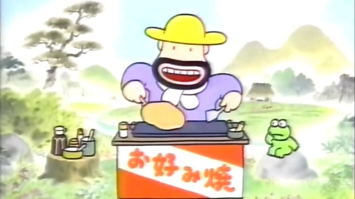 【日本古早零食广告】音乐好魔性，明治大叔烙饼很快乐