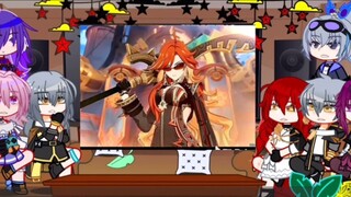 Honkai Star Rail reacts to Mavuika Vs Capitano (Natlan 5.0 Cut screen)