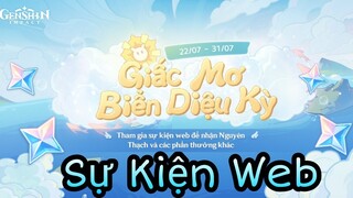 Trải Nghiệm Sự Kiện Web : Giấc Mơ Biển Diệu Kỳ - Genshin Impact | Nghĩa Kaedehara