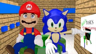 Baldi vs mario and sonic full movie