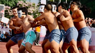 A Masculine Show at the Sports Meeting