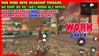 MOD MENU AUTO HEADSHOT PLUS CARA MENGATASI MOD MENU EROR DAN LOGO TIDAK MUNCUL