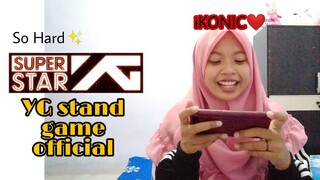 REVIEW GAME OFFICIAL SUPERSTAR YG || YG stand playing YG Game!!